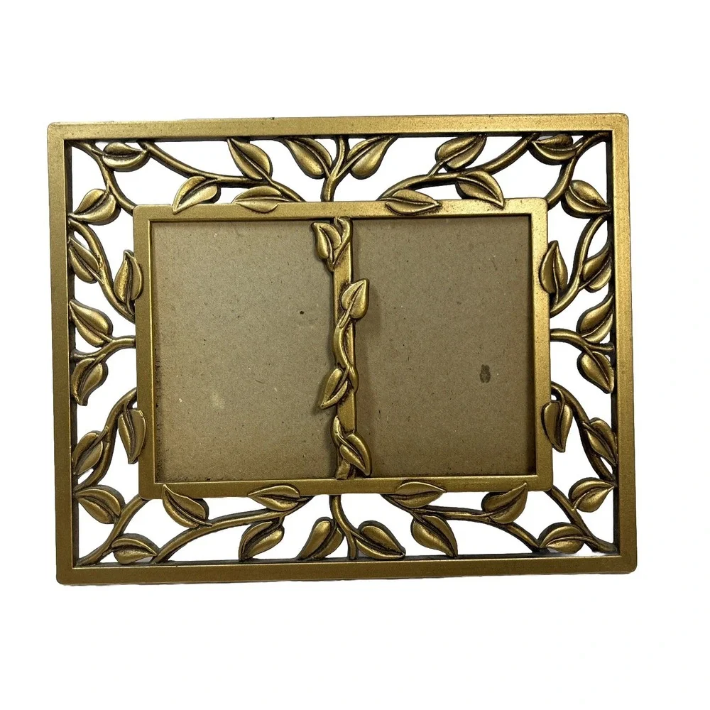 Vtg Art Nouveau Brass 5